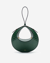 Rantan Bag - Dark Green Croc