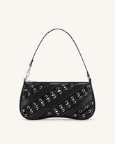 Eva Straps Shoulder Bag - Black