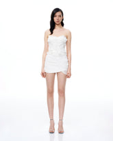 Juniper 3D Floral Mini Suits - White