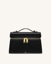 Thea Large Top Handle Bag - Black