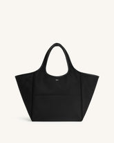 Eliana Nylon Tote Bag - Black