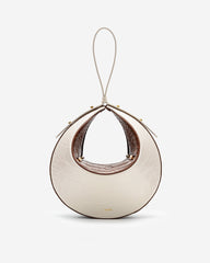 Rantan Bag - Beige & Brown Croc