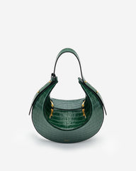 Rantan Bag - Dark Green Croc